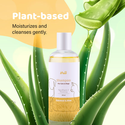 iPaw - 低敏蘆薈燕麥洗毛精 (Oatmeal Dog Shampoo for Allergies with Aloe)