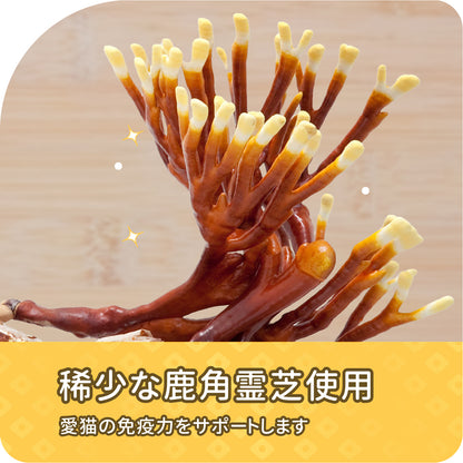 iPaw - 滋養食 貓肉泥條 雞肉昆布＋鹿角靈芝（猫のピューレ 鶏肉と昆布 鹿角霊芝）