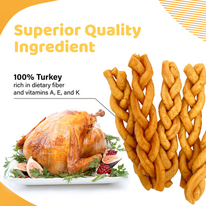 iPaw-火雞肉麻花捲 (Turkey Meat Braided Stick)