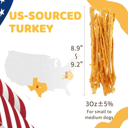iPaw-火雞筋薯條 (Turkey Tendon for Dogs (Strip)