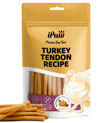 iPaw-天然狗狗零食軟肉條 (Turkey Tendon for Dogs (Soft Strip))